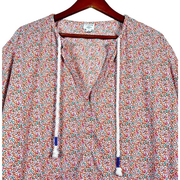 LIBERTY FABRIC x J. CREW V-neck Beach Tunic in Liberty Eloise floral - Picture 5 of 12